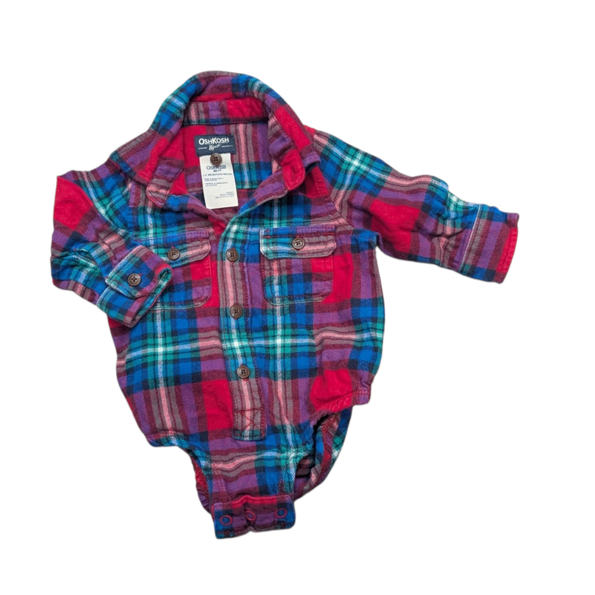 Chemise cache-couche 12mois Oshkosh