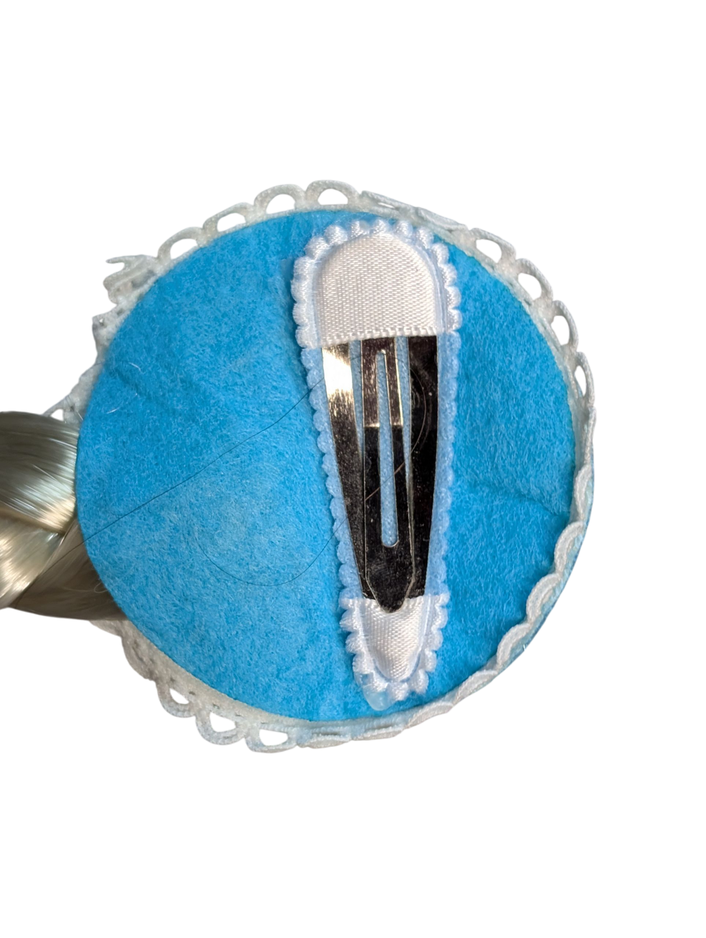 Pince à cheveux tresse Elsa Reine des Neiges