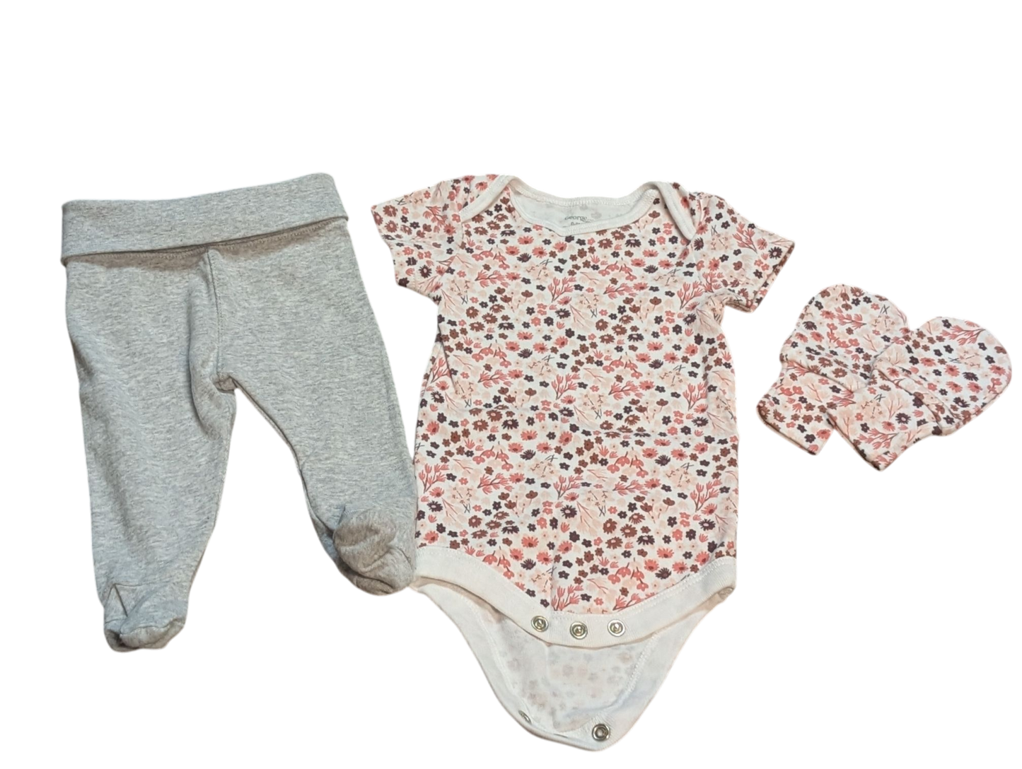 Ensemble 0-3mois George & H&M