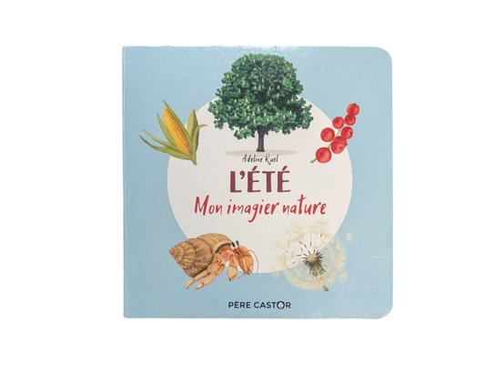 Livre L'été mon imagier nature