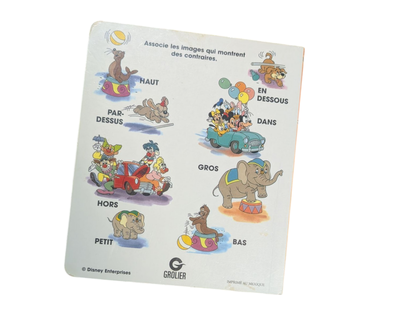 Livre Les bébés Disney vont au cirque