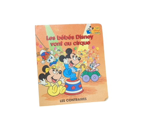 Livre Les bébés Disney vont au cirque