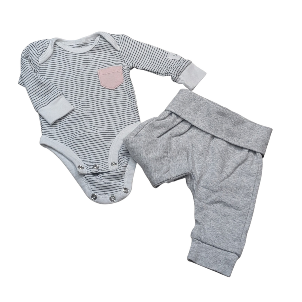Ensemble 0-1mois H&M et Gagou bio