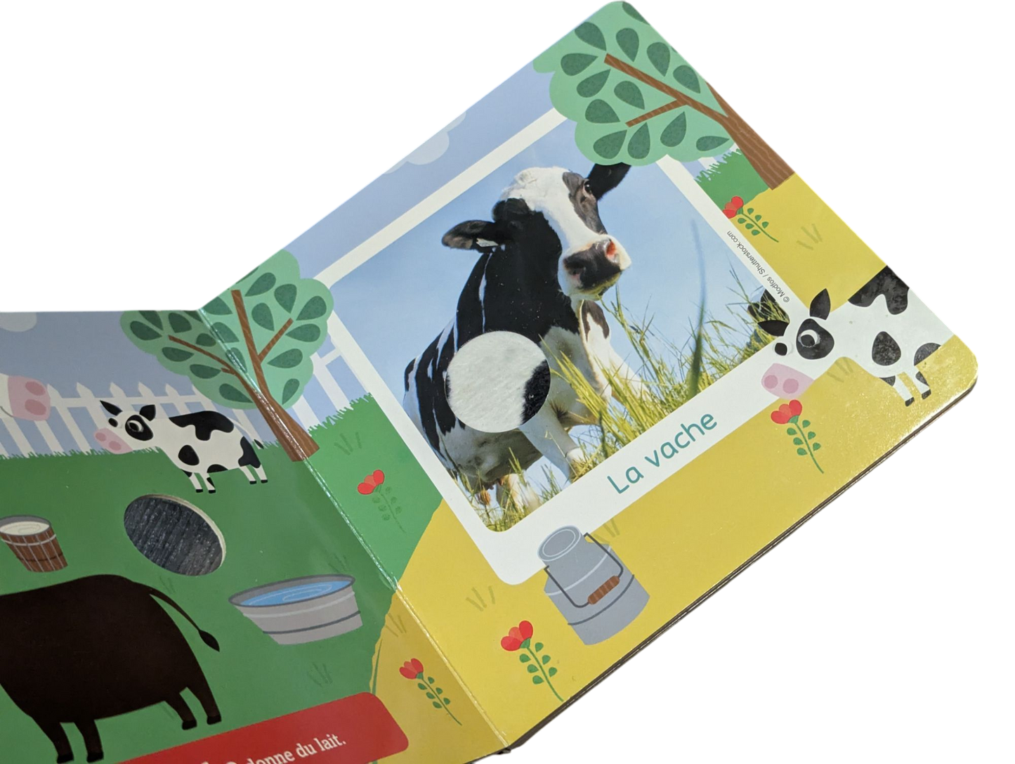 Livre sensoriel Les animaux de la ferme*
