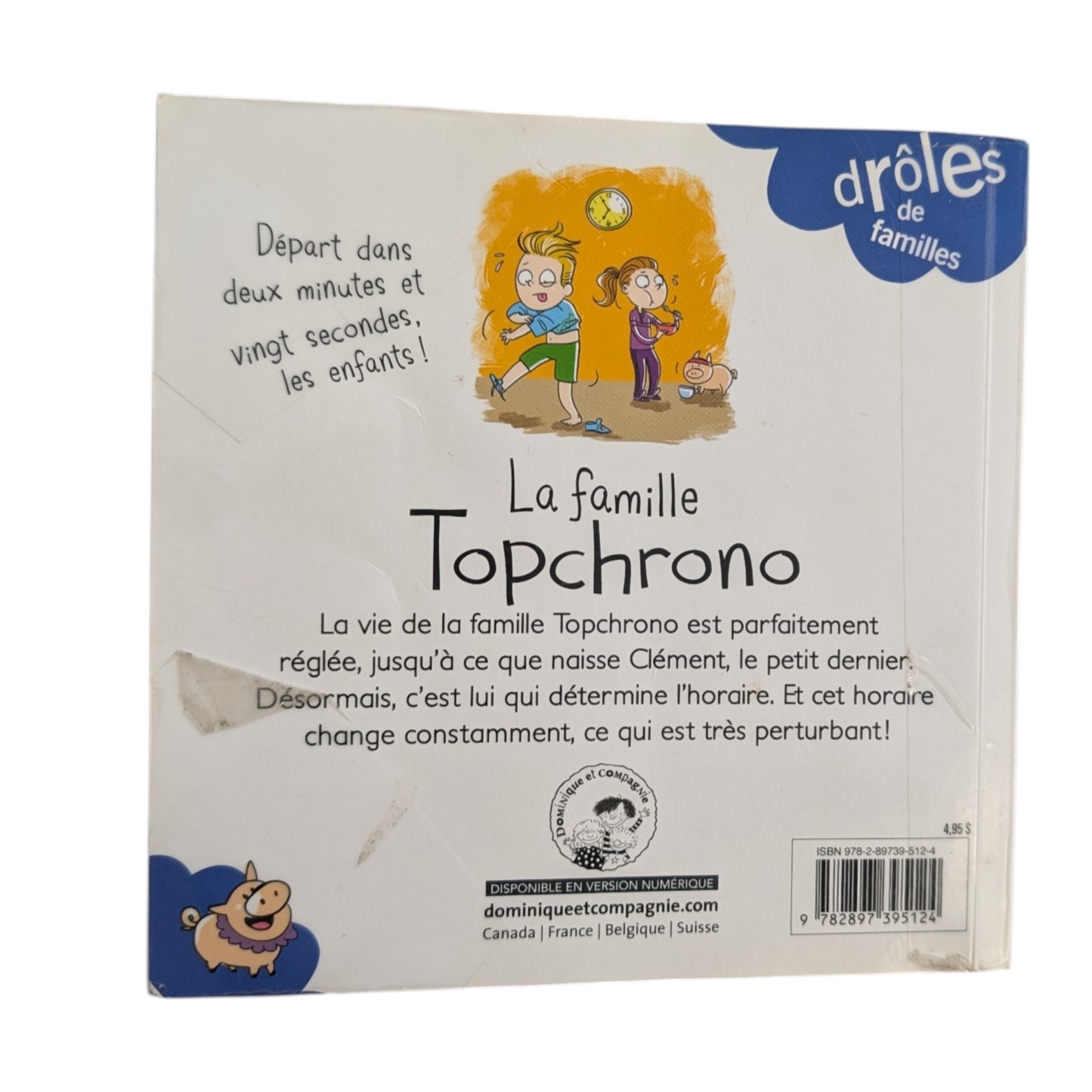 Livre La famille Topchrono - Drôles de familles