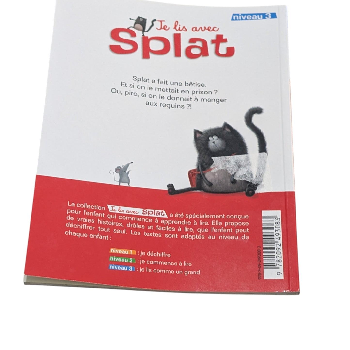 Livre La bêtise de Splat - Je lis avec Splat