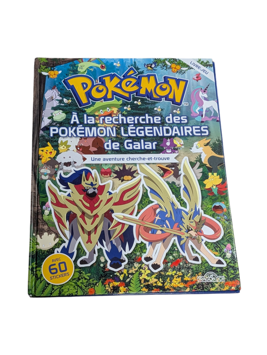 Livre Pokémon À la recherche de Pokémon légendaires de Galar