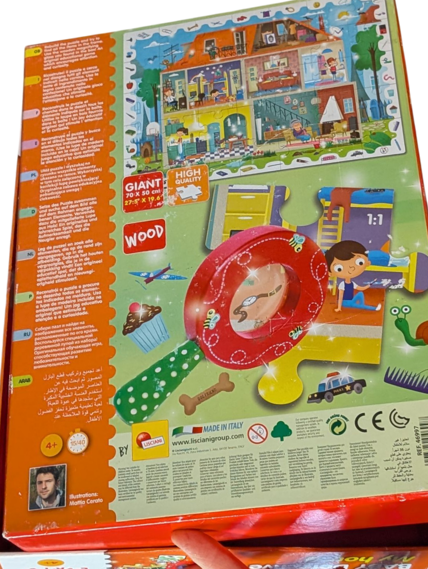 Casse-tête 35 morceaux Ludattica Baby detective my house