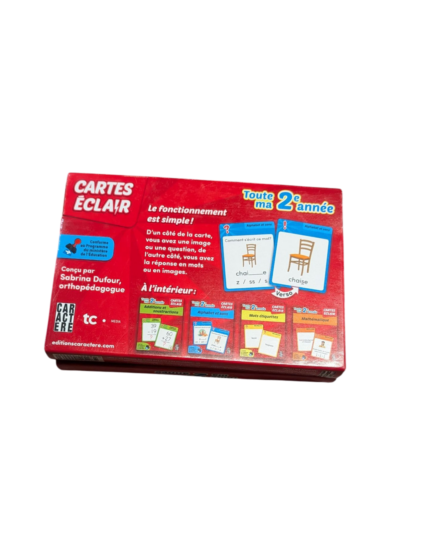 Cartes éclair Toute ma 2e année