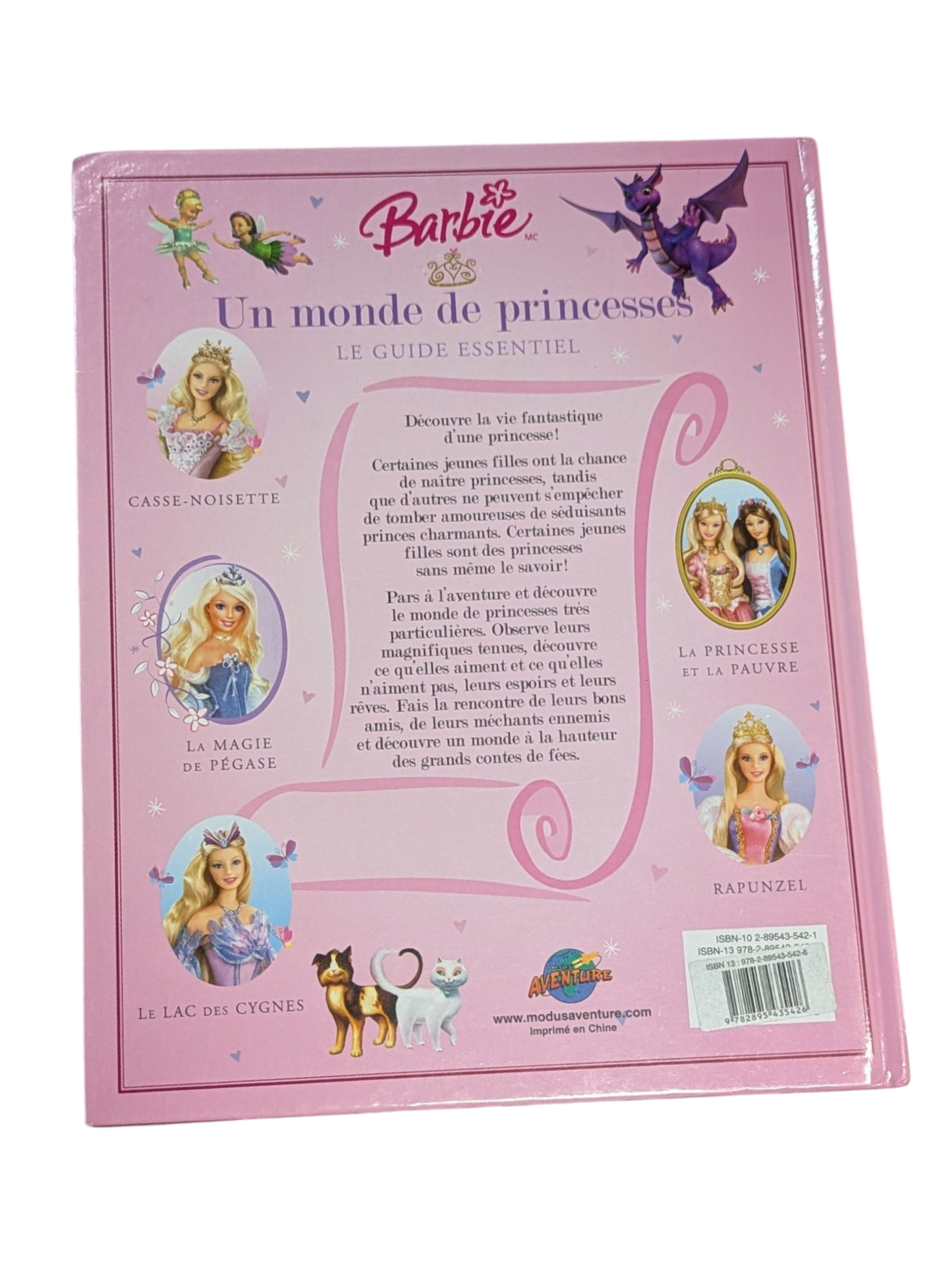 Livre Barbie un monde de princesses Le guide essentiel