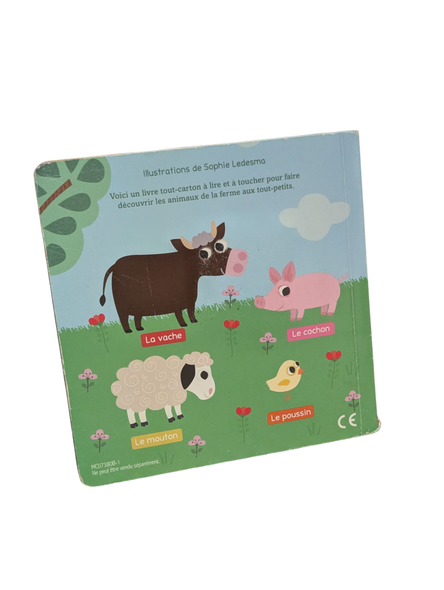 Livre sensoriel Les animaux de la ferme*