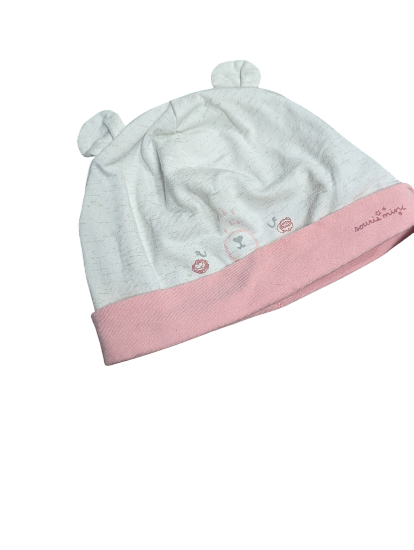 Cache-Couche et chapeau 9mois Souris Mini*
