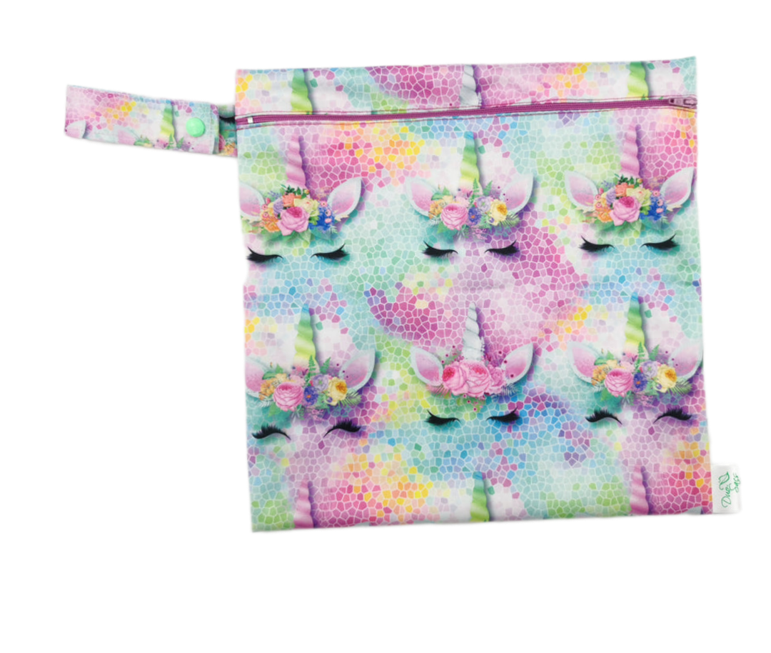 Sac réutilisable imperméable Licorne 11X11 DuosSacs Neuf