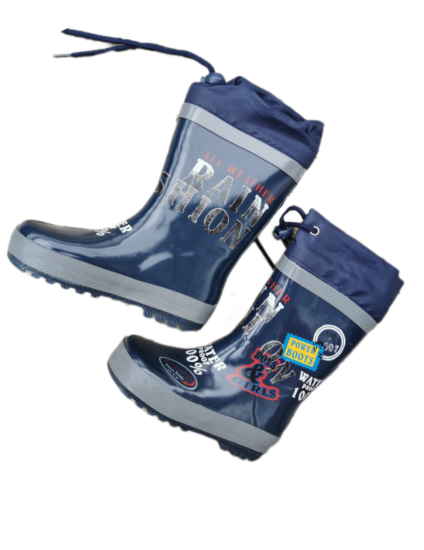 Bottes de pluie gr 8 (25) jeune enfant neuf