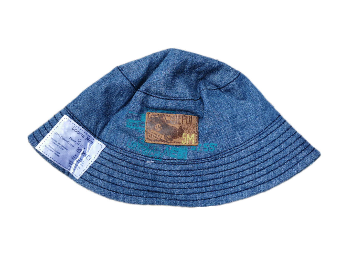 Chapeau réversible 10-12ans Souris mini Neuf