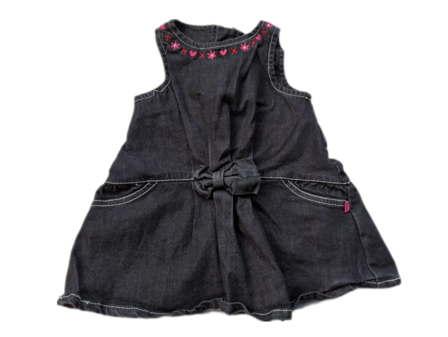Robe en jeans 6-9mois Souris mini (C:PF)