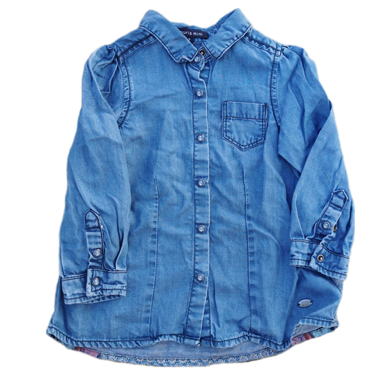 Chemise tunique Les pieds dans l'eau! 2ans Souris mini *