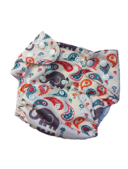 Couche lavable à poche Taille unique (C:VB)