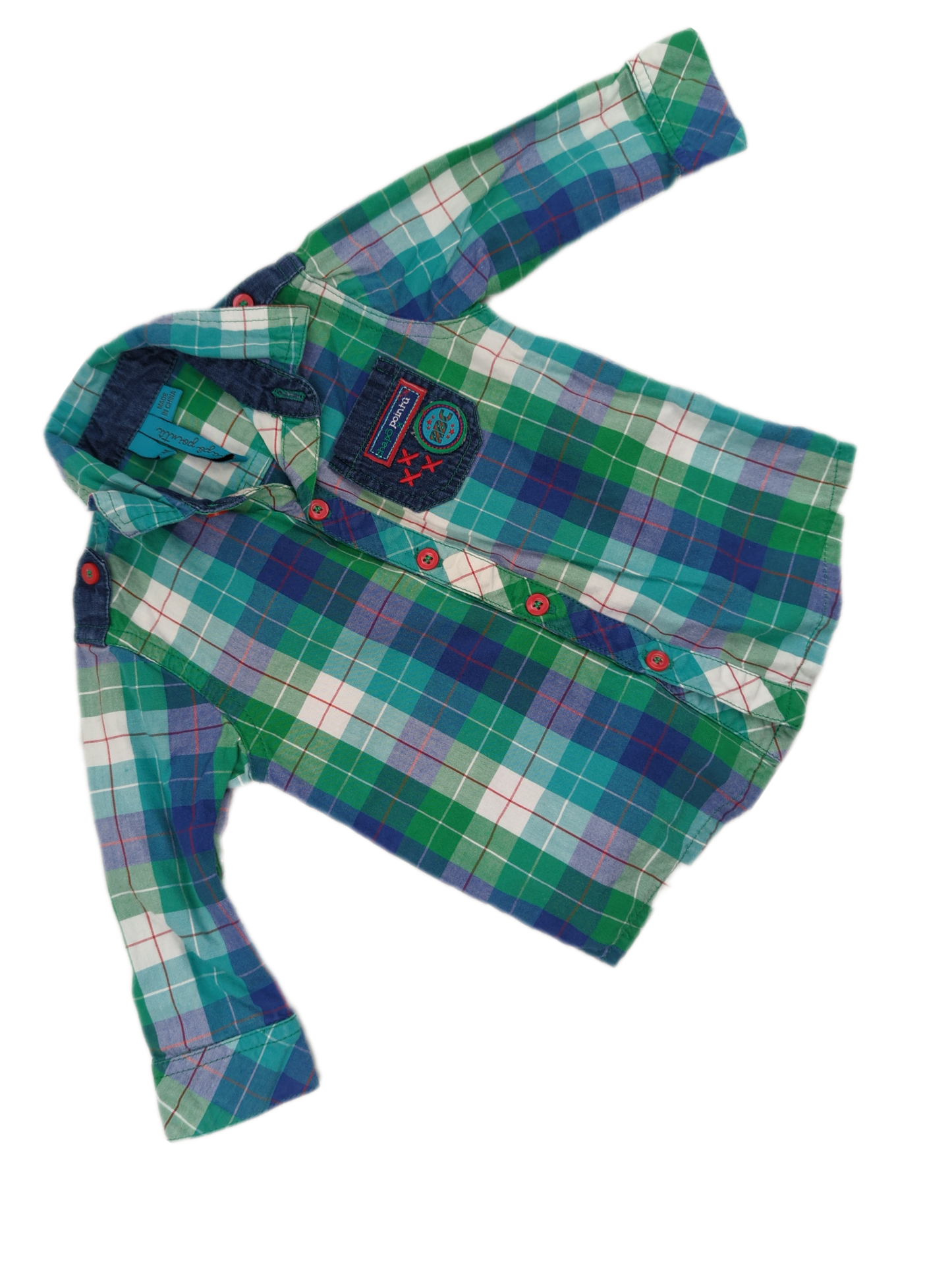 Chemise 6mois Chapô Pointû