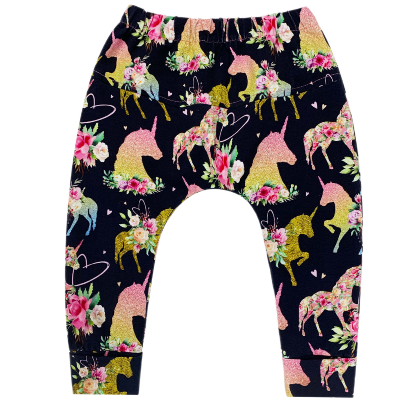 Pantalon évolutif 0-12mois Licorne Étincelante Tiny&moi Neuf