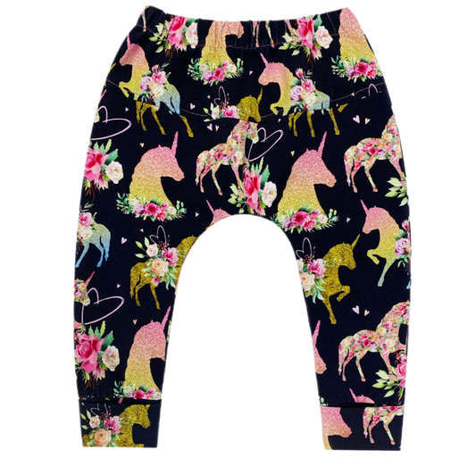 Pantalon évolutif 0-12mois Licorne Étincelante Tiny&moi Neuf