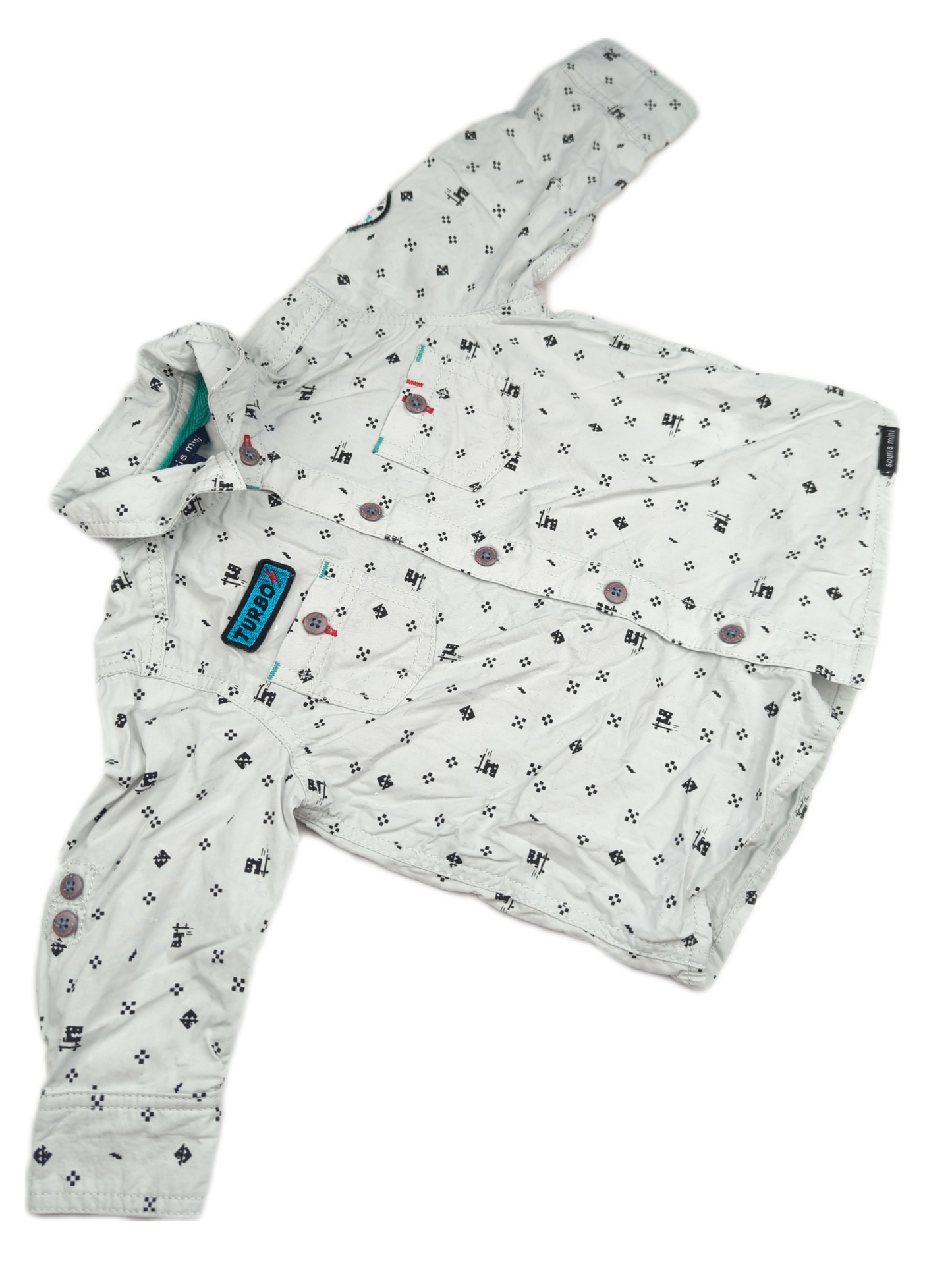 Chemise 6mois Souris mini