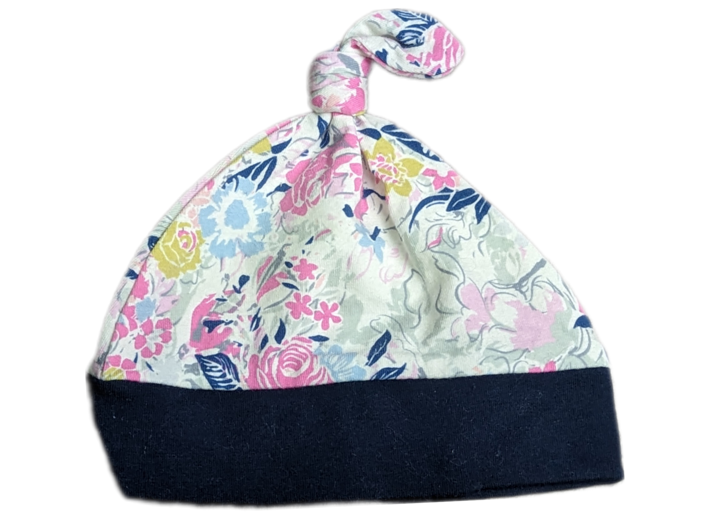 Bonnet à noeud Nouveau-né Fait main