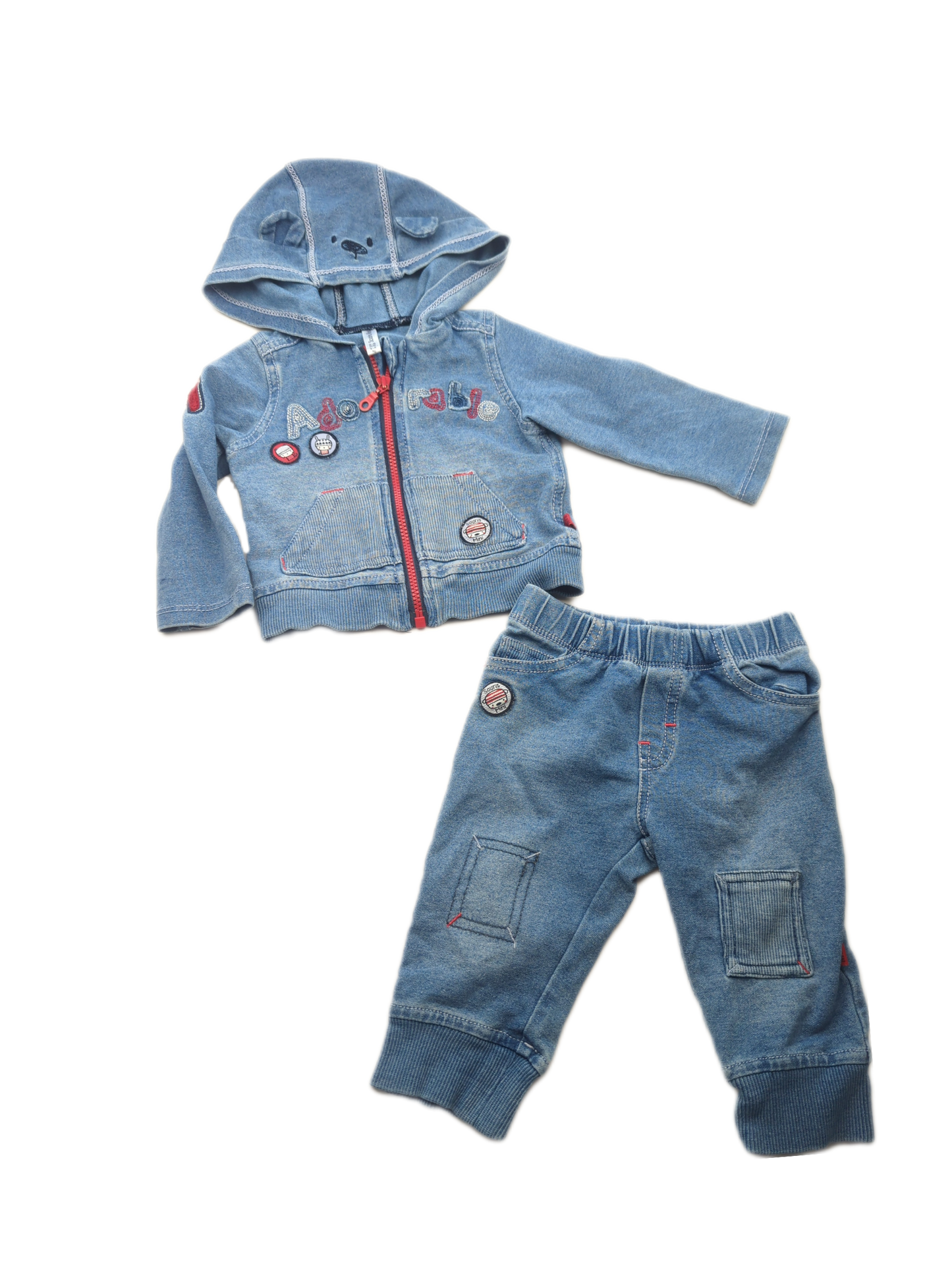 Ensemble en jeans 3-6mois Souris mini