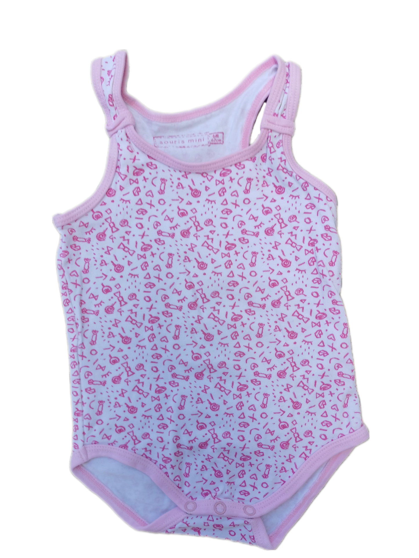 Camisole cache-couche 6mois Souris mini