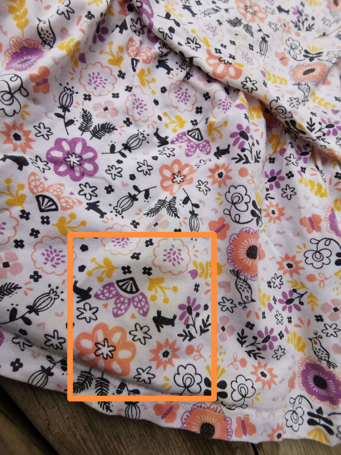 Ensemble Cœur en fleur souris mini 9-12mois *