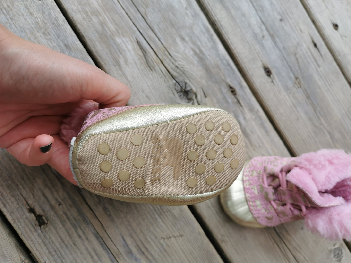 Bottines semelle molle gr. 3 bébé Sorel