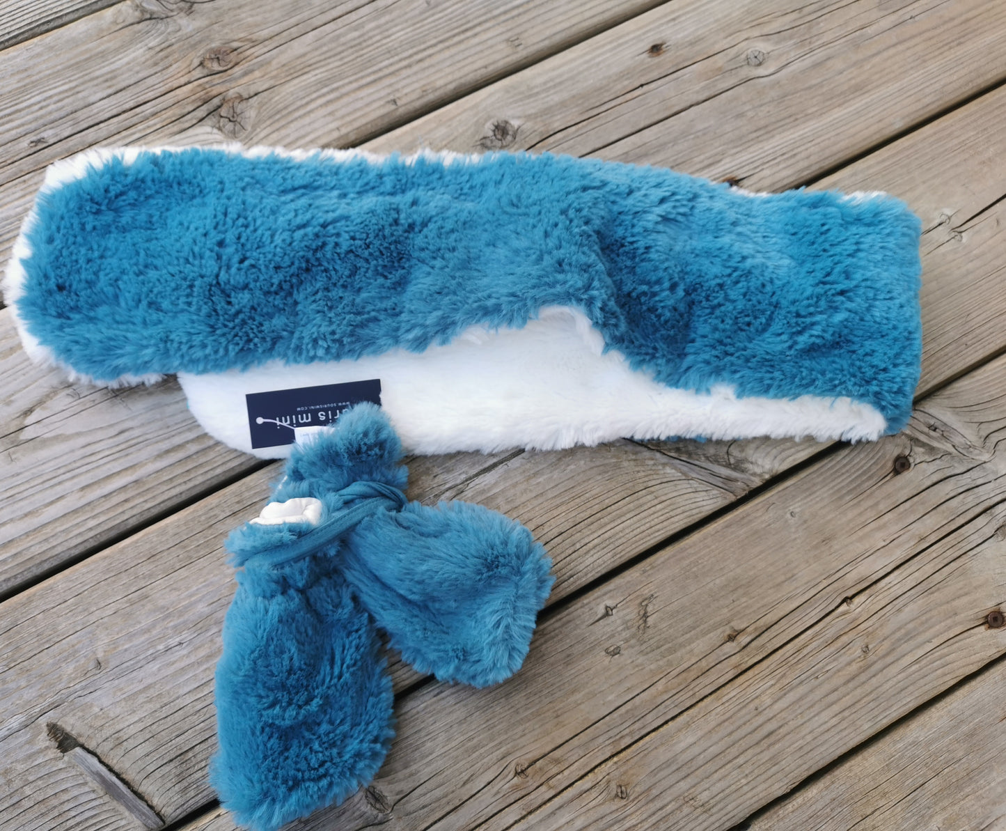 Foulard et mitaines sans pouces 18-24mois Souris mini neuf