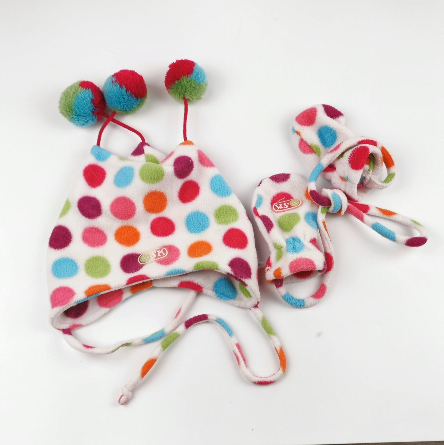 Tuque et mitaines 0-6mois Souris mini