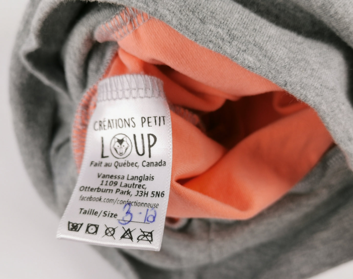 Short 3-12mois Créations petit loup  (C:JGT)