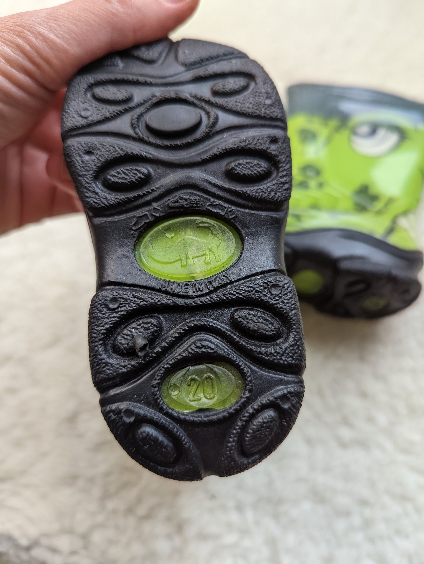 Bottes mi-saison pluie gr 3 1/2 (20)