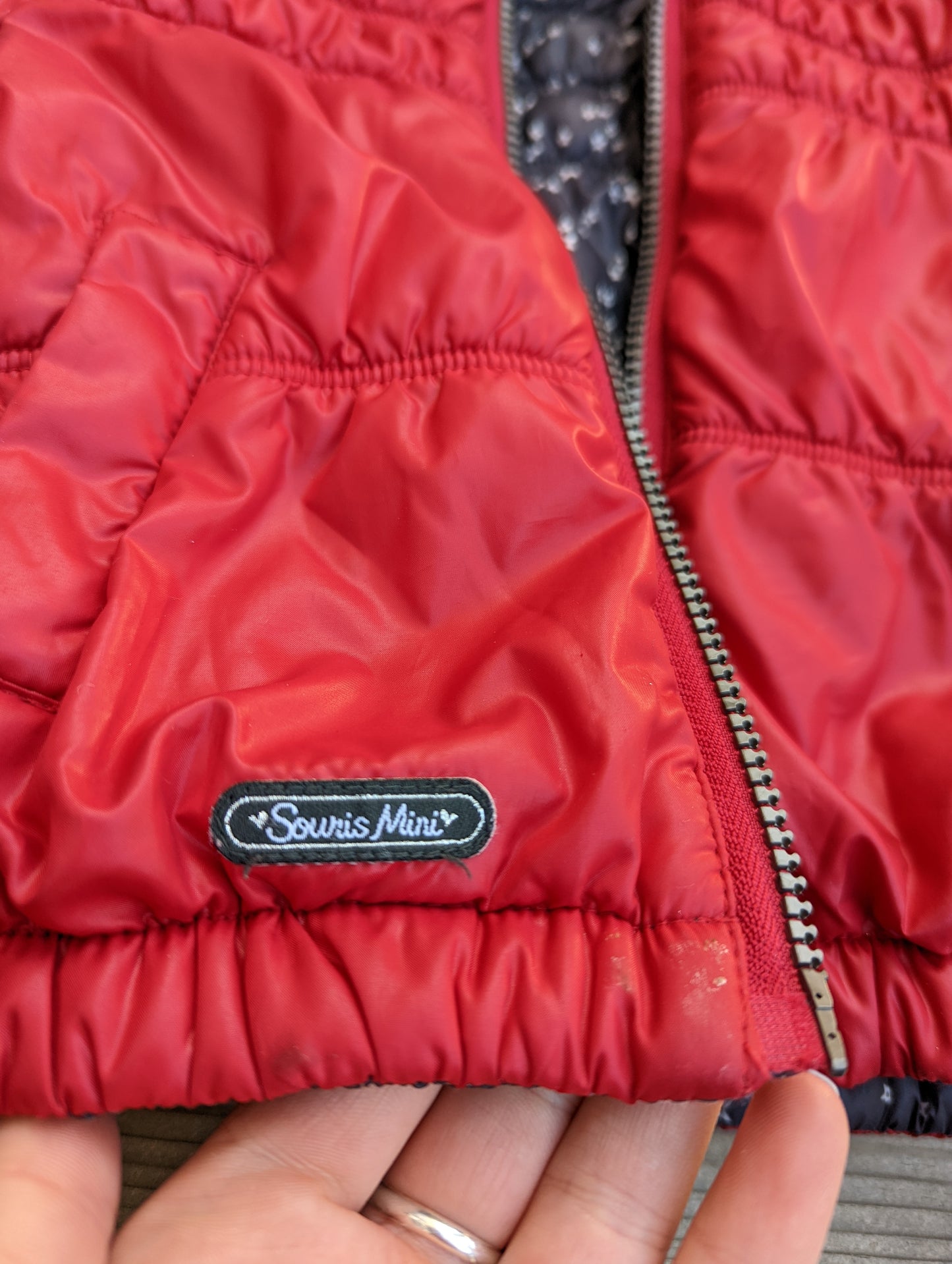 Manteau de sortie réversible 2ans Souris mini * (C:MEB)