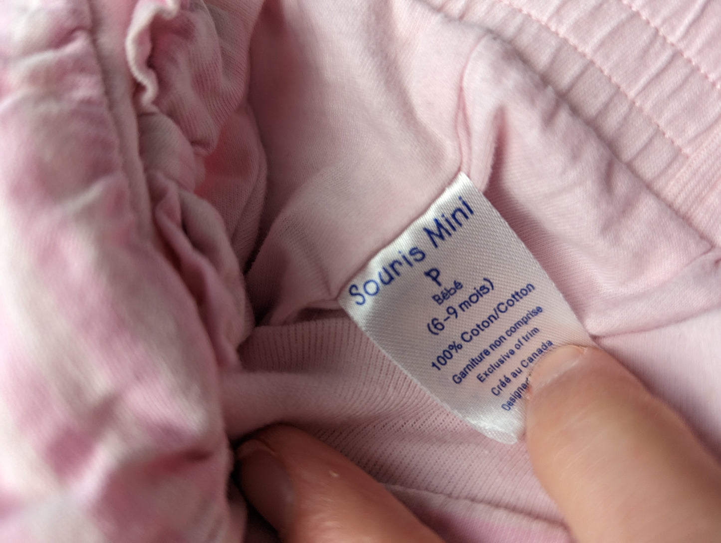 Tuque mi-saison 6-9mois Souris mini (C:PF)