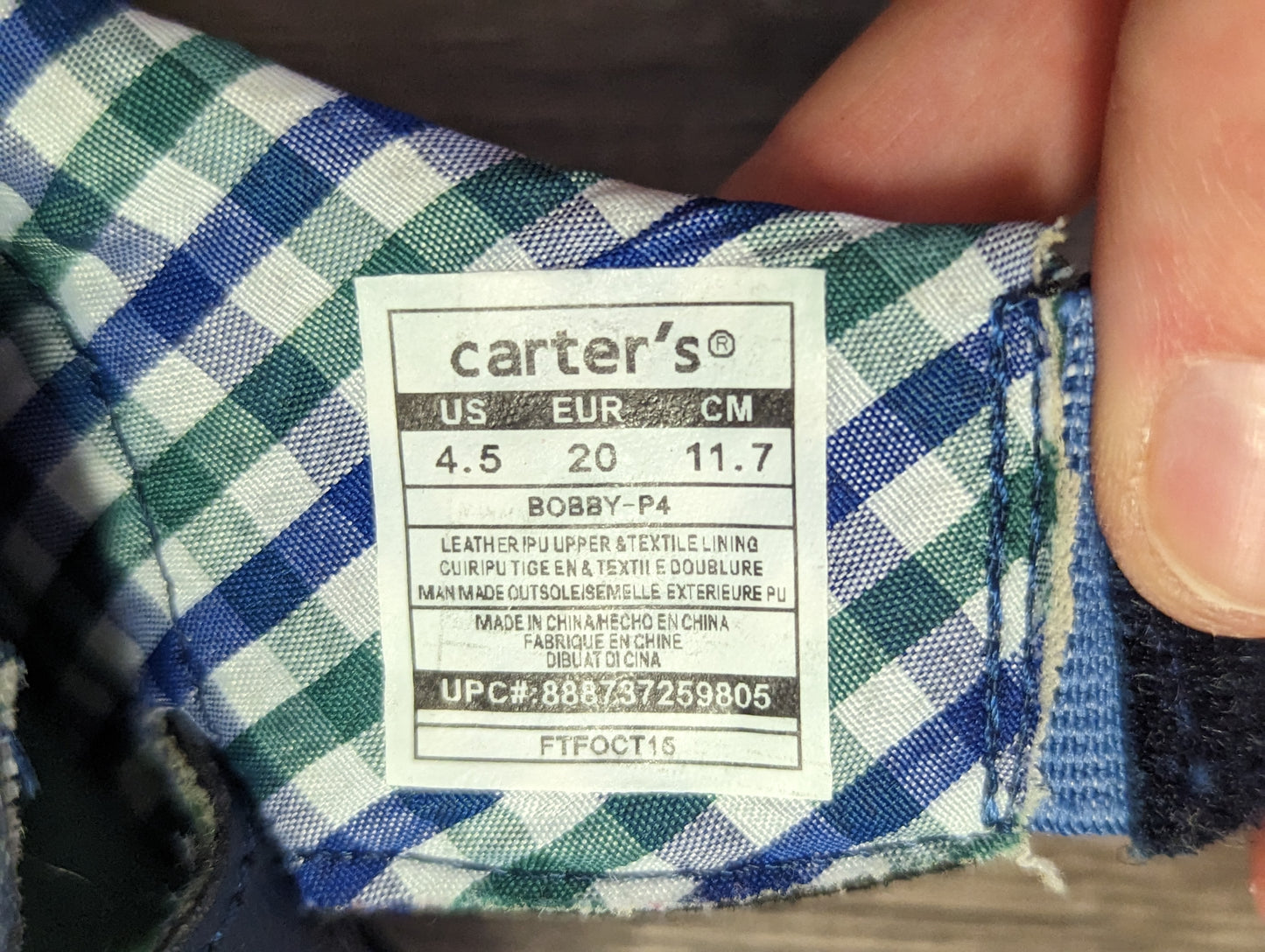 Chaussure Gr:4-5 jeune enfant Carters