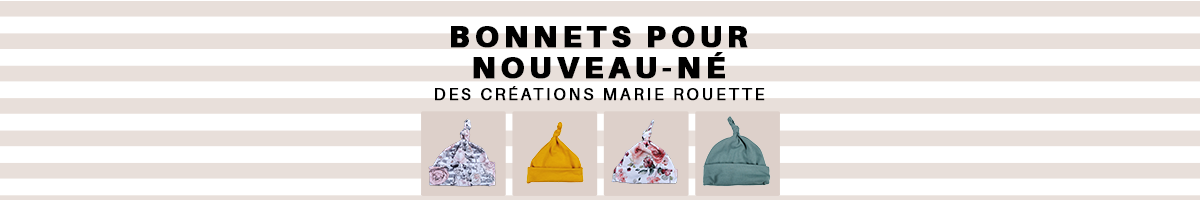 Bonnets à noeud - Créations Marie Rouette