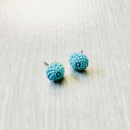 Boucles d'oreilles dahlias Bijoux doigts de fée