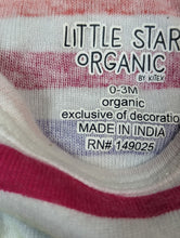 Load image into Gallery viewer, Cache-couche 0-3mois Little star organic (C:KL)
