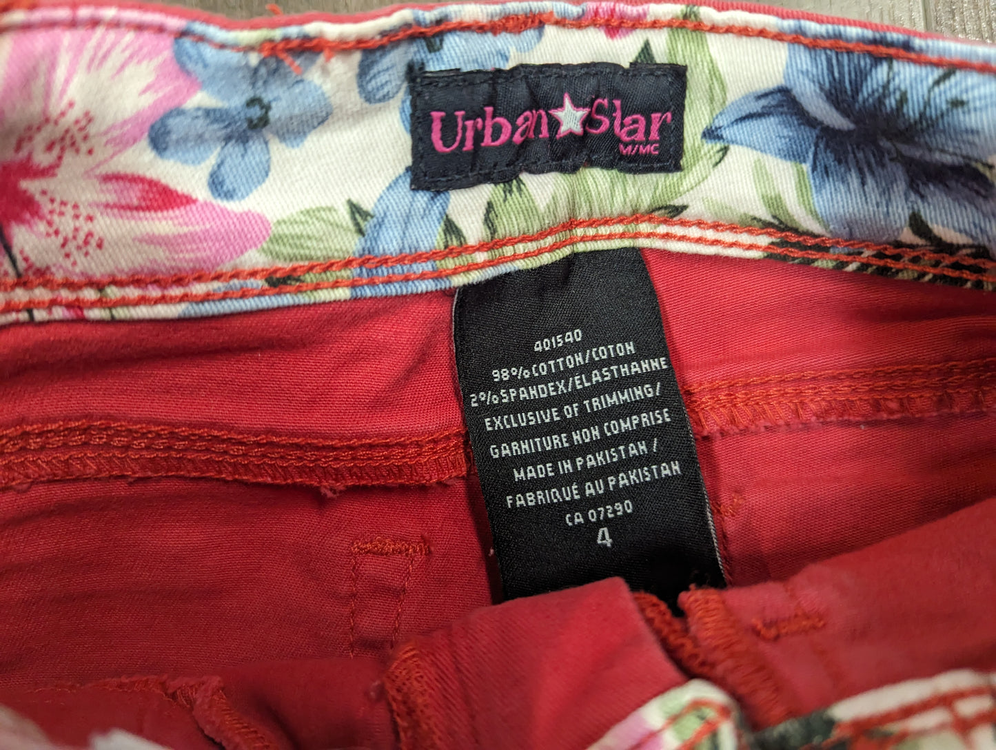 Pantalon ¾ 4ans Urban star