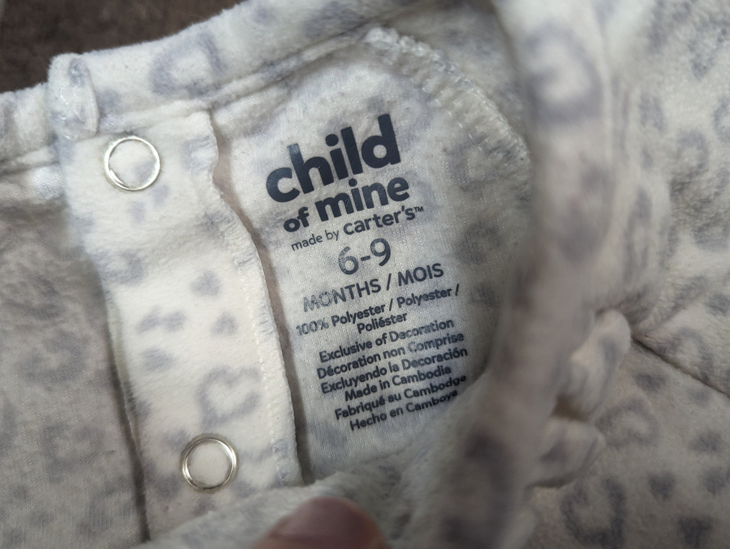 Chandail polar 6-9mois Child of mine