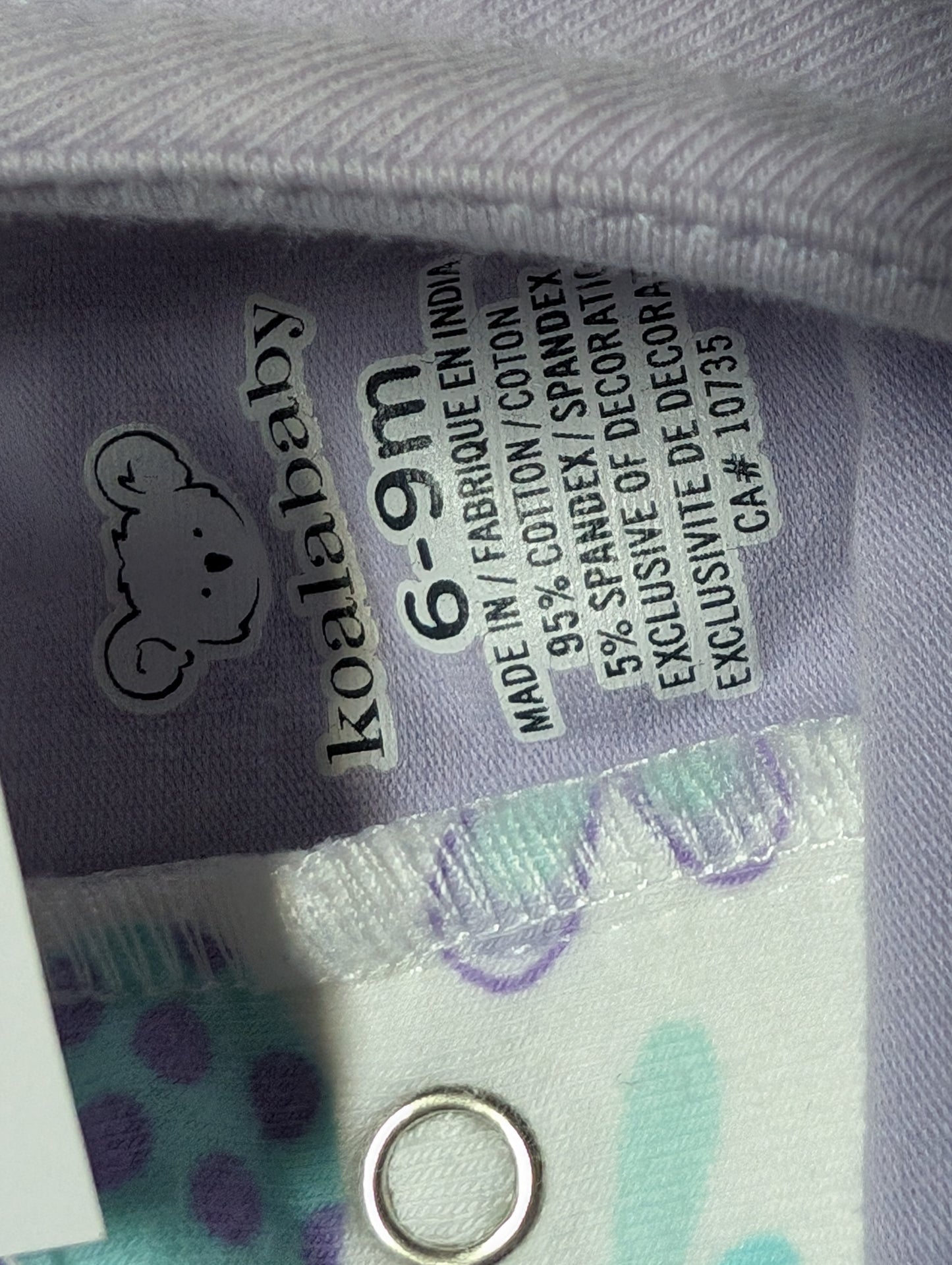 Robe cache-couche 6-9mois Koala baby (C:KL)