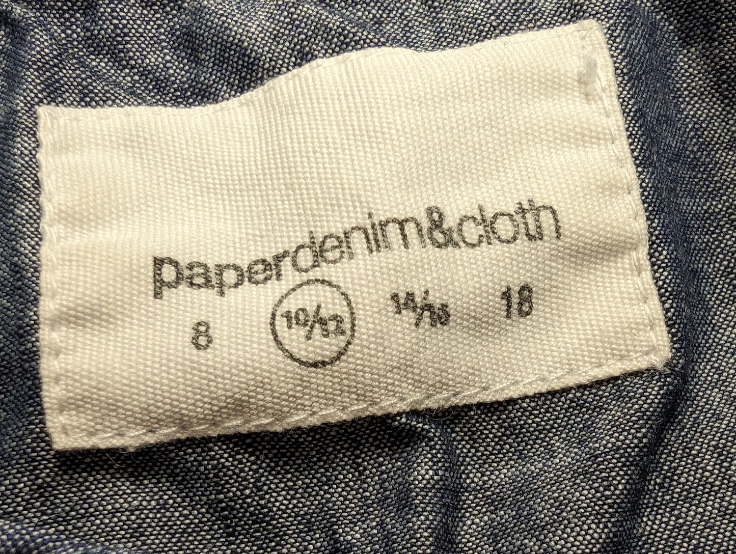 Chemise 10-12ans Paperdenim&cloth