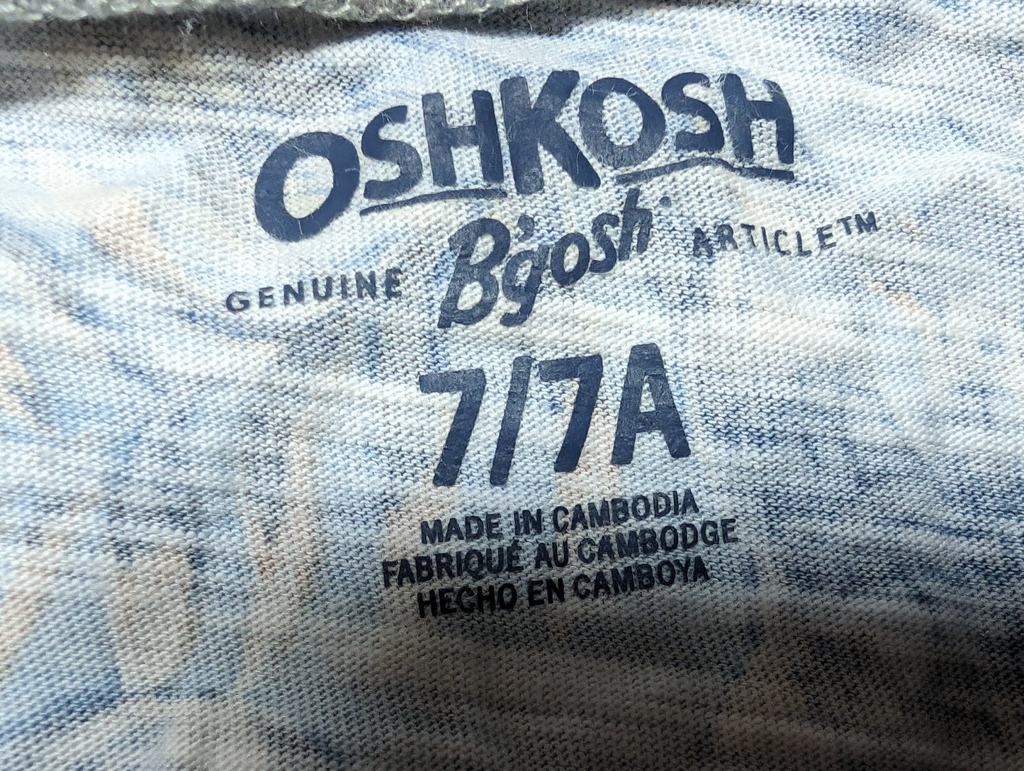 Chandail 7ans Oshkosh