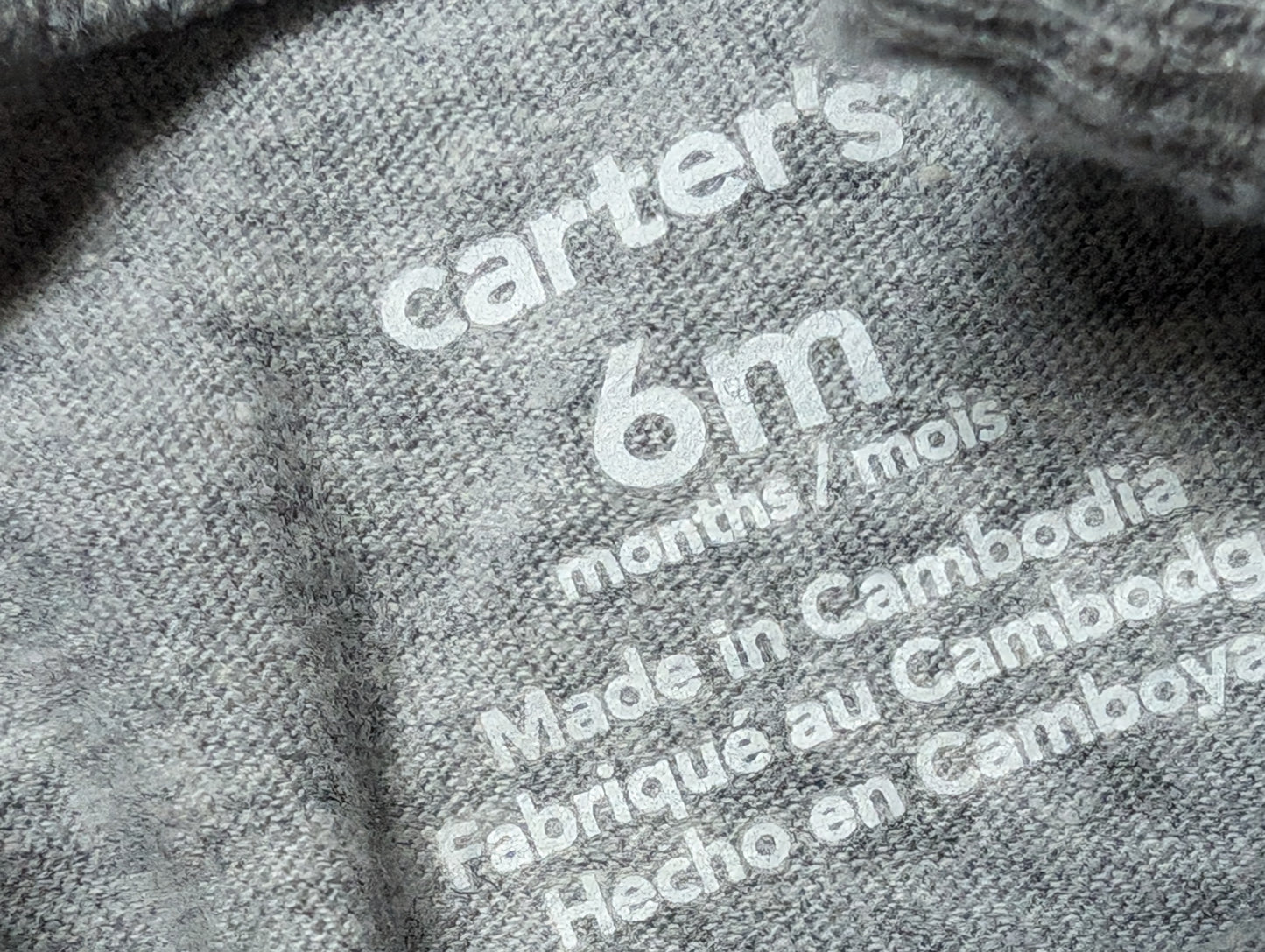 Pyjama 6mois Carters*