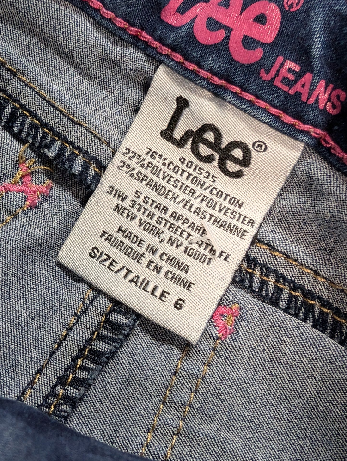 Jeans 6ans Lee*