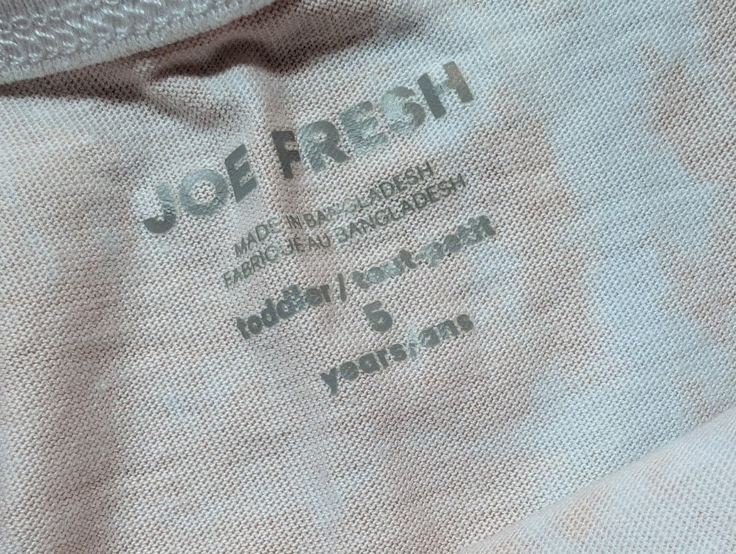 Chandail 5ans Joe Fresh