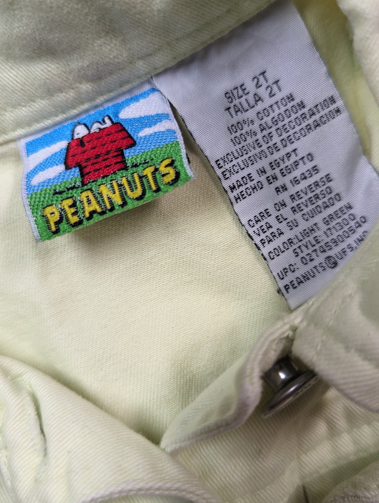 Veste en jeans 2ans Peanuts (C:AJ)